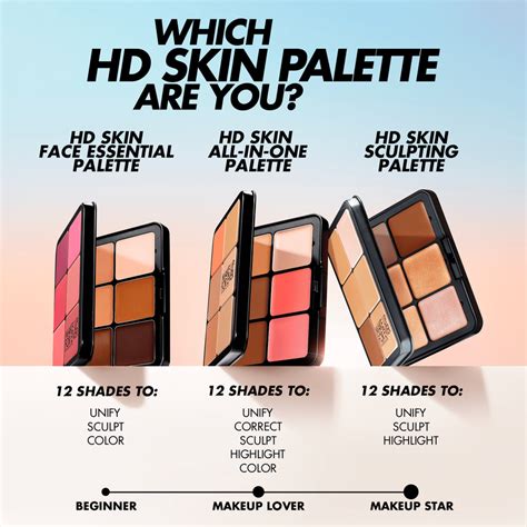 HD SKIN FACE ESSENTIALS PALETTE .